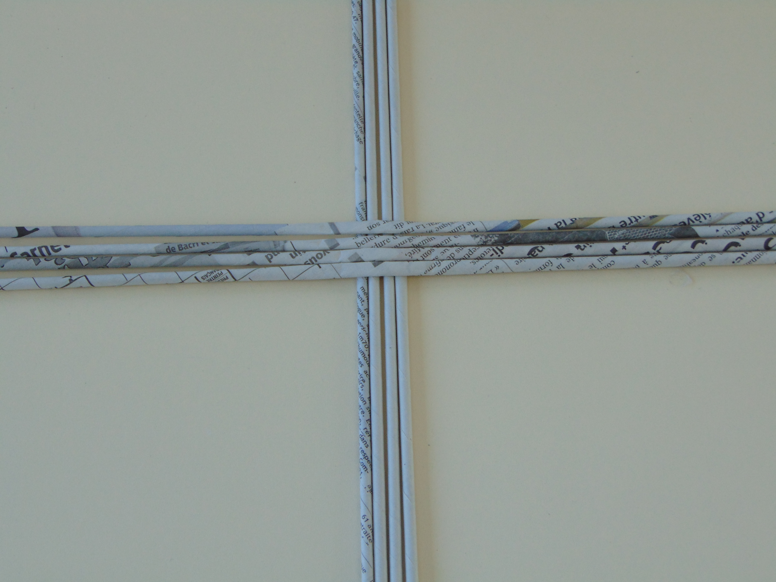 Préparation avant le tressage dédié à l'éco vannerie