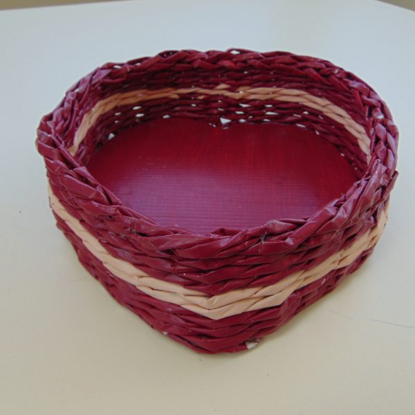 panier à doudou rose foncé et clair