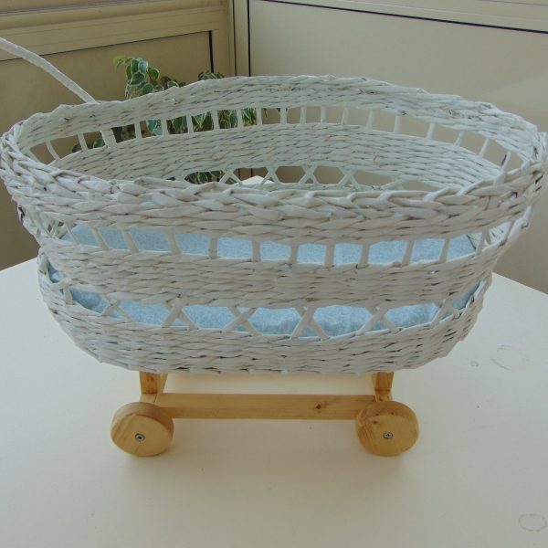 Landau Bleu clair vu de profil