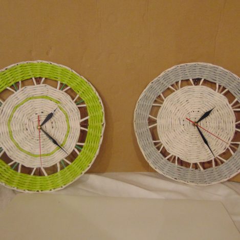 Duo Horloge papier jounal