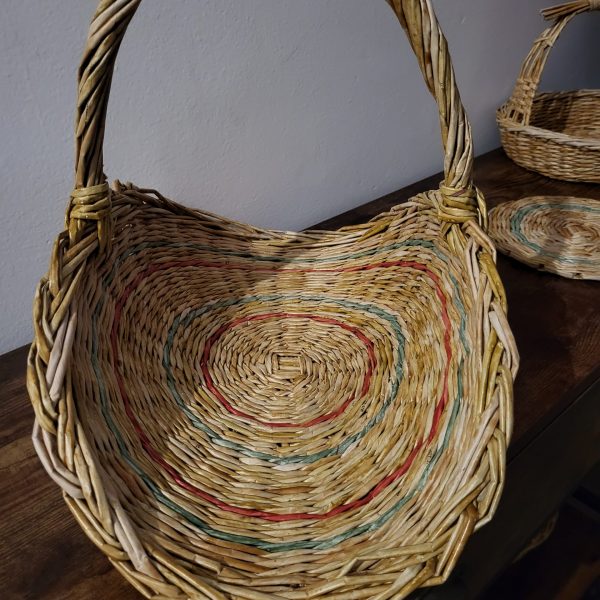 Panier à fleurs eco vannerie