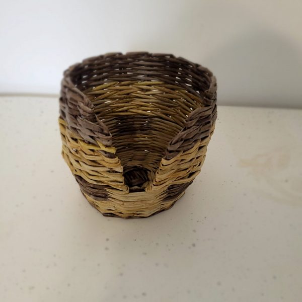 panier eco vannerie osier et brun