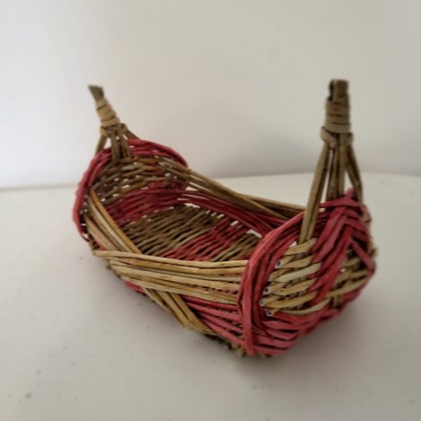 pirogue papier journal bois rouge