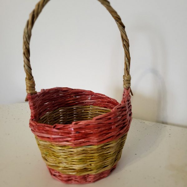 panier ecovannerie bois rouge
